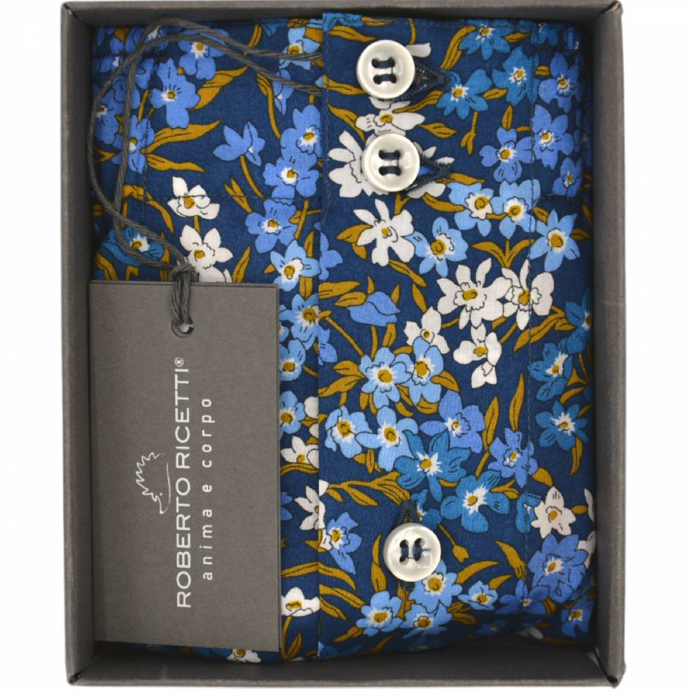 Roberto Ricetti BOXER DB1 SUPPORT - LIBERTY FIORI BIANCHI Fino Al -60%