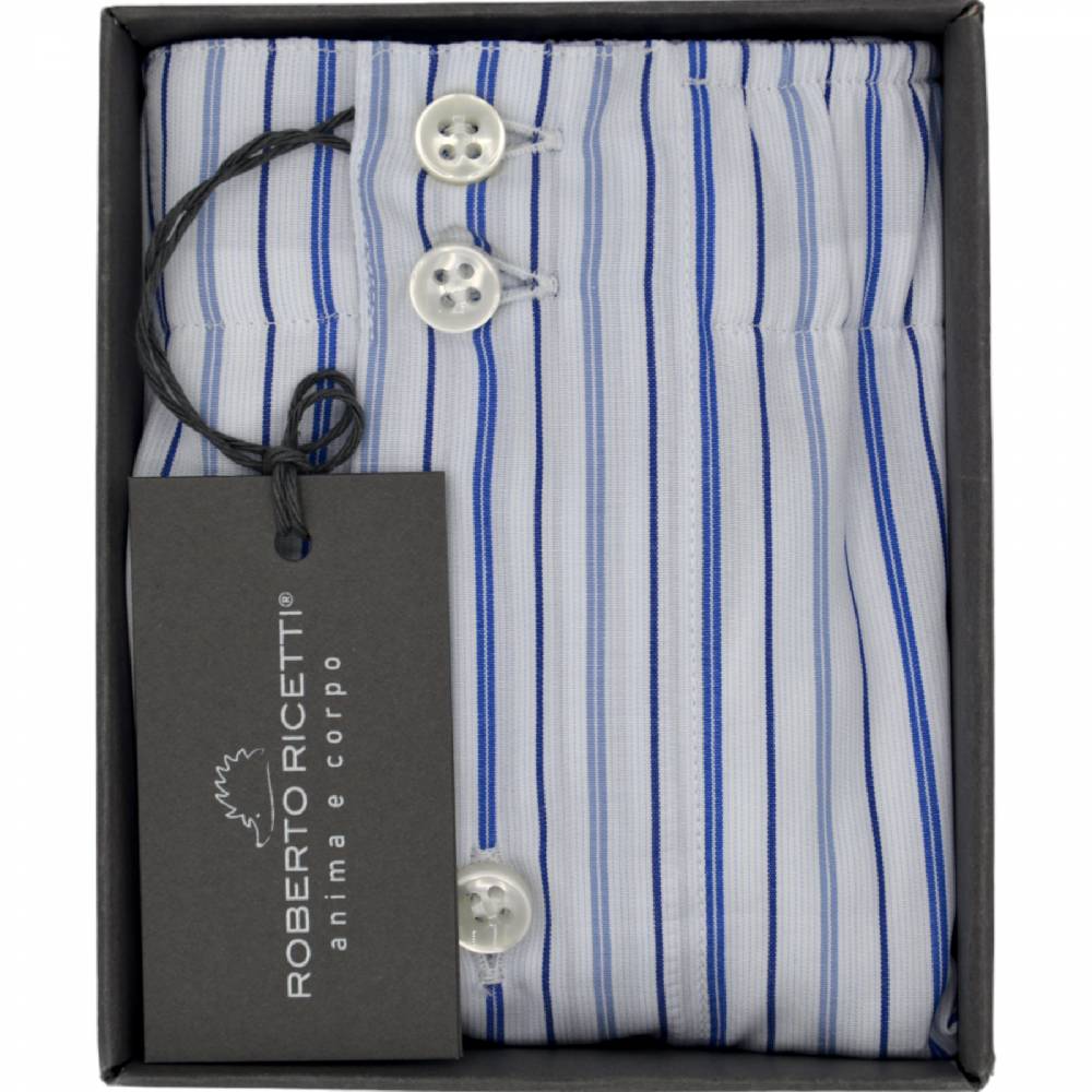 Roberto Ricetti BOXER DB1SUPPORT - MULTIRIGA BLU E AZZURRA Affare Del Giorno