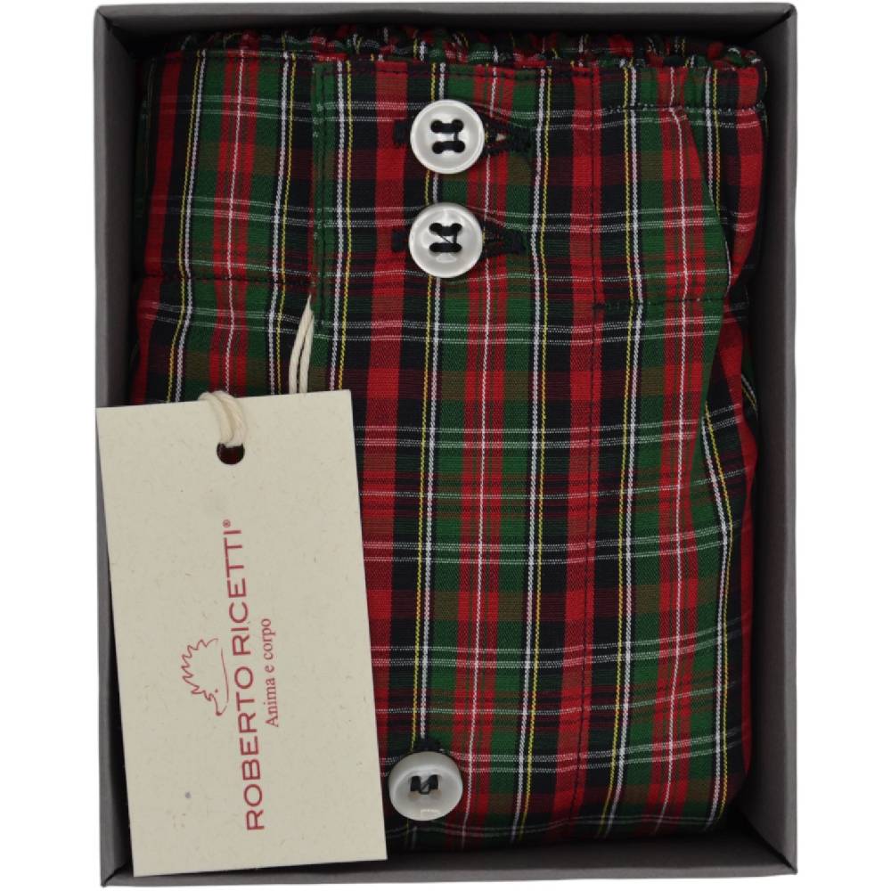 Roberto Ricetti BOXER DB1 SUPPORT - TARTAN ROSSO Online