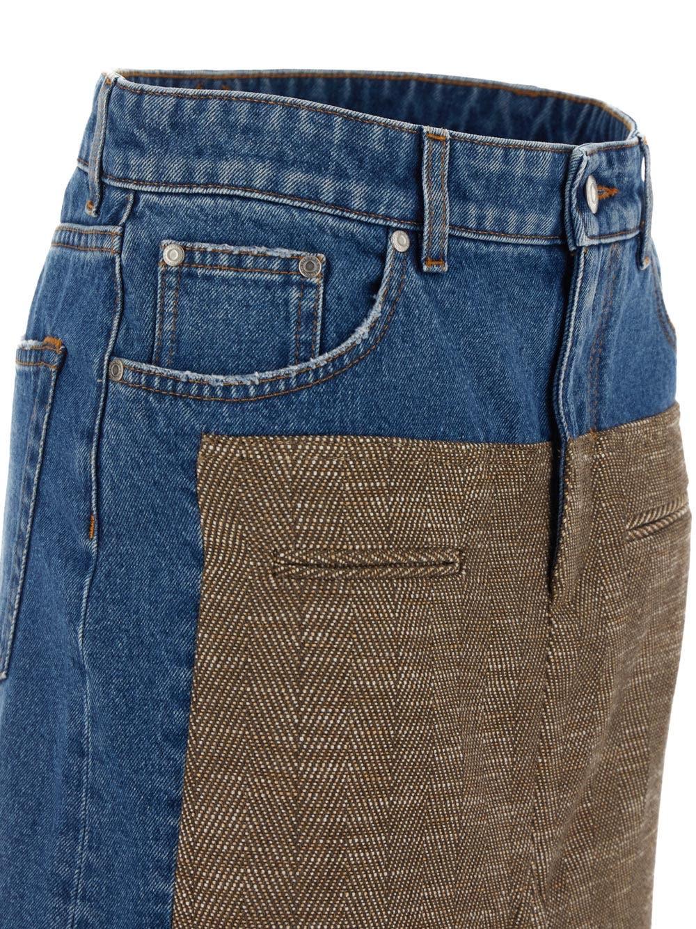 ﻿Oluxury Stella Mccartney Denim Skirt Spedizione Gratuita