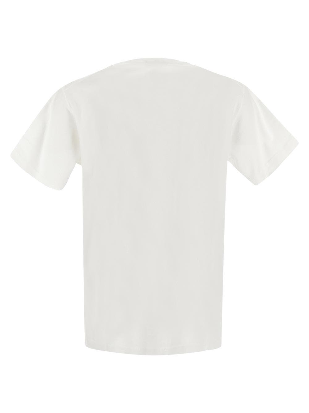 Oluxury Stone Island Logo T-Shirt Italia