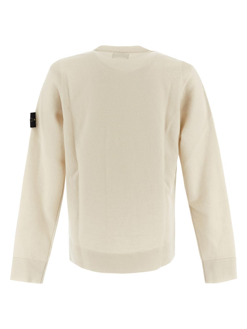 Oluxury Stone Island Logo Knit Economico
