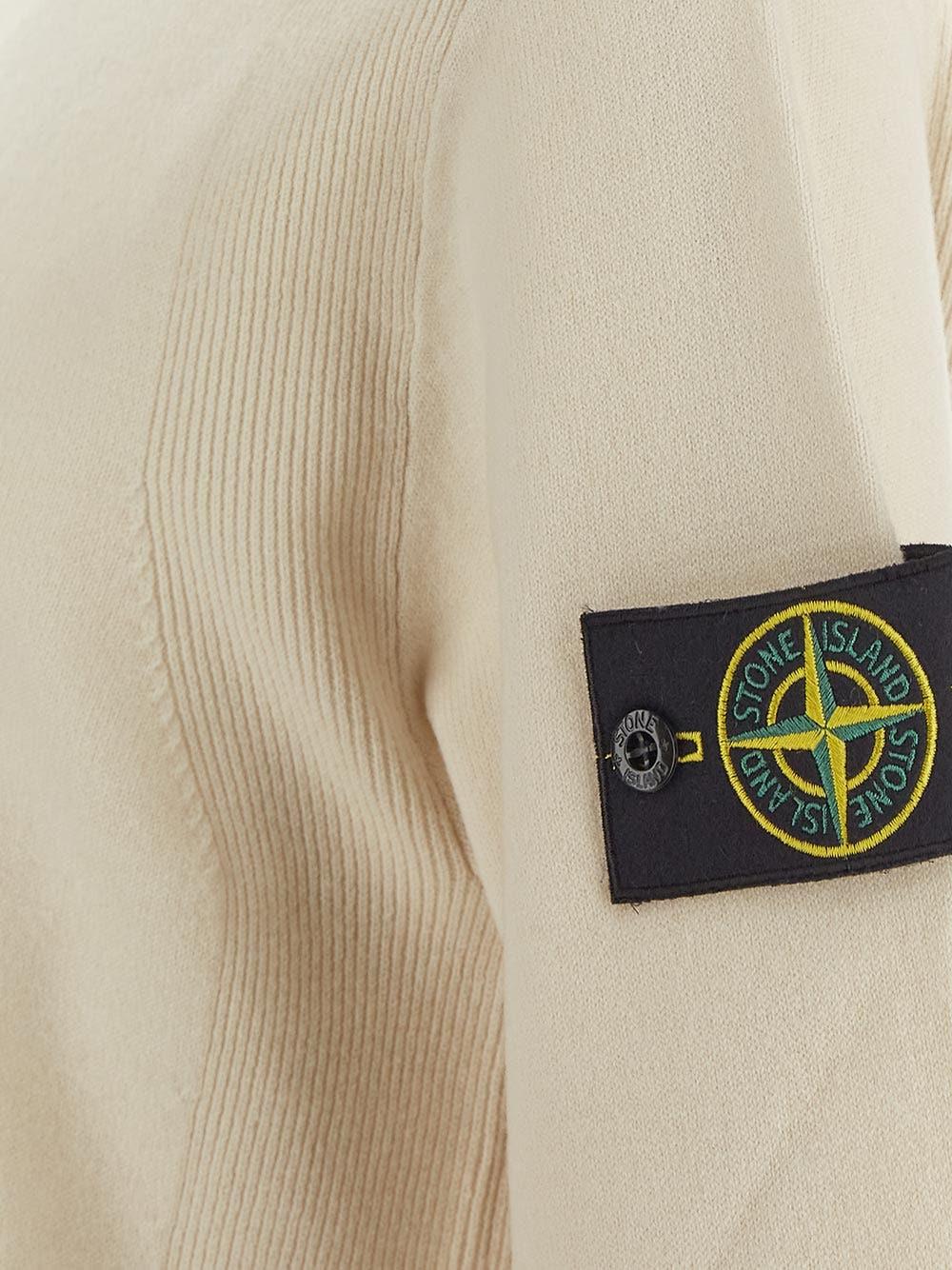 Oluxury Stone Island Logo Knit Economico