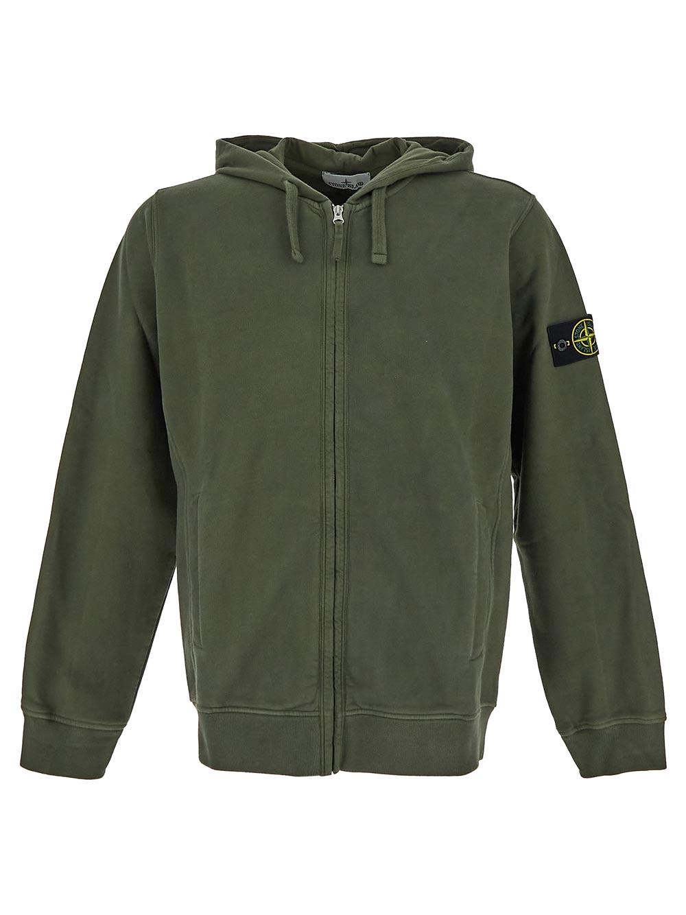 Oluxury Stone Island Logo Hoodie Offerte