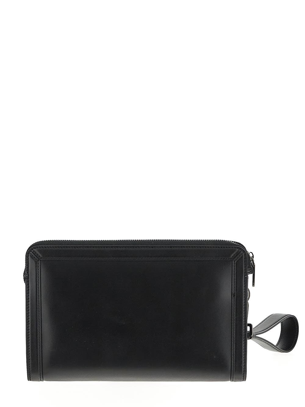 Oluxury Dolce & Gabbana Calfskin Pouch In Saldo