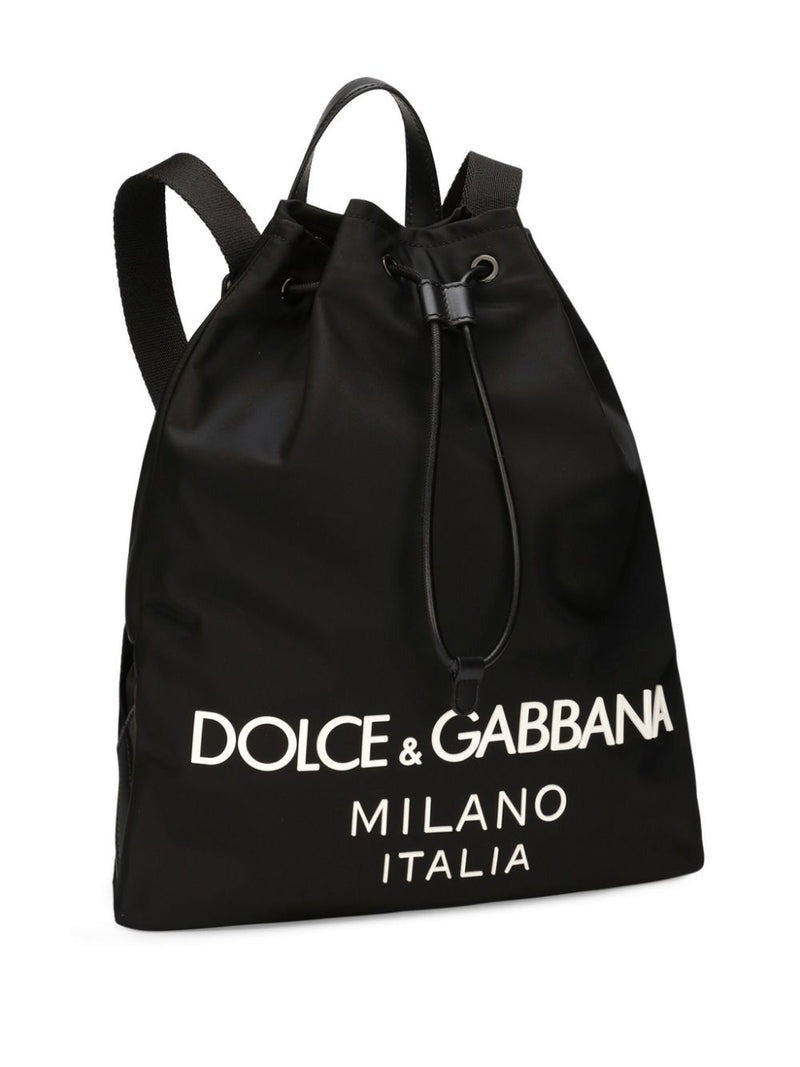 Oluxury Dolce & Gabbana Logo Backpack Nuovo