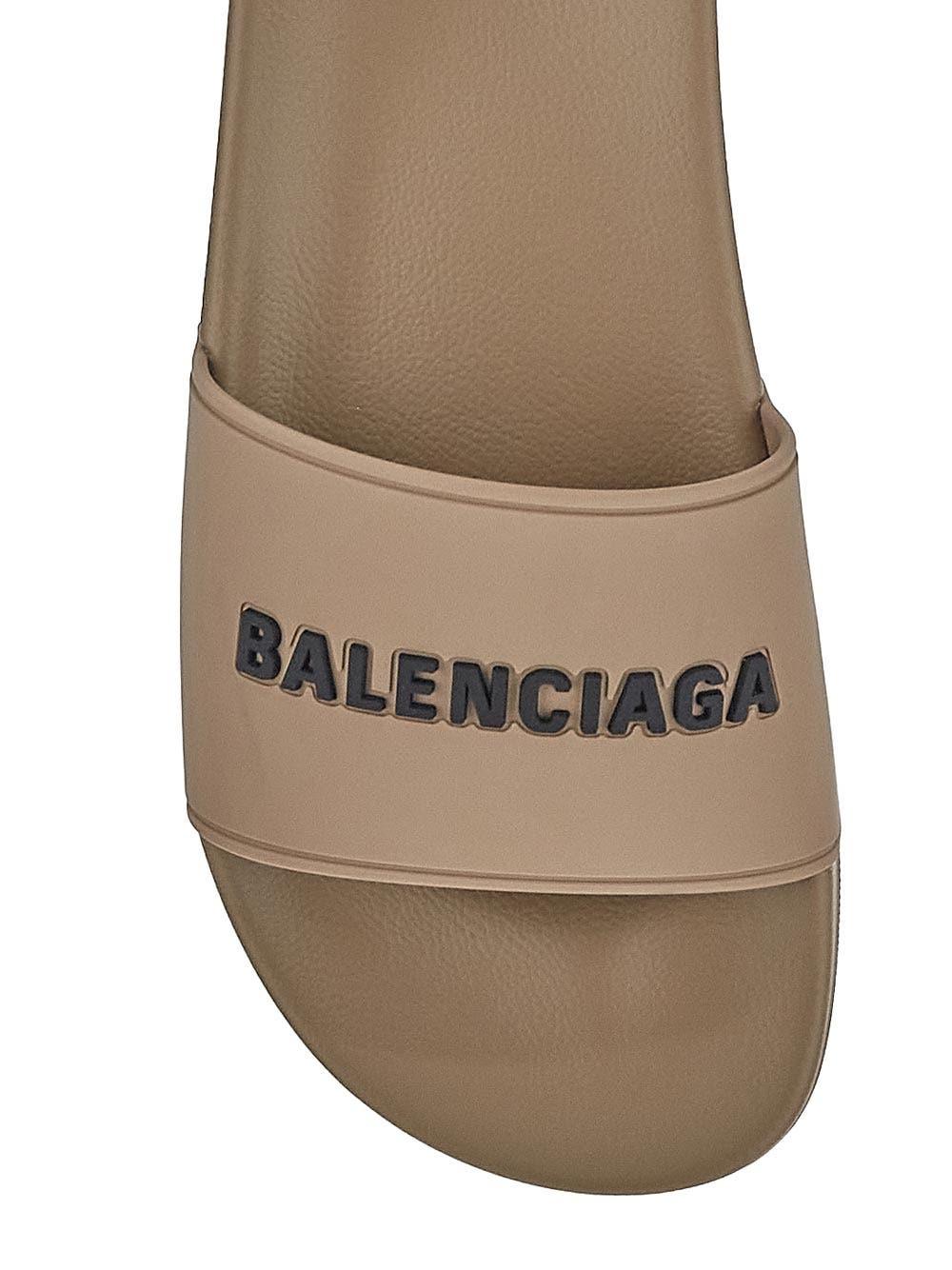 Oluxury Balenciaga Logo Slide 2025