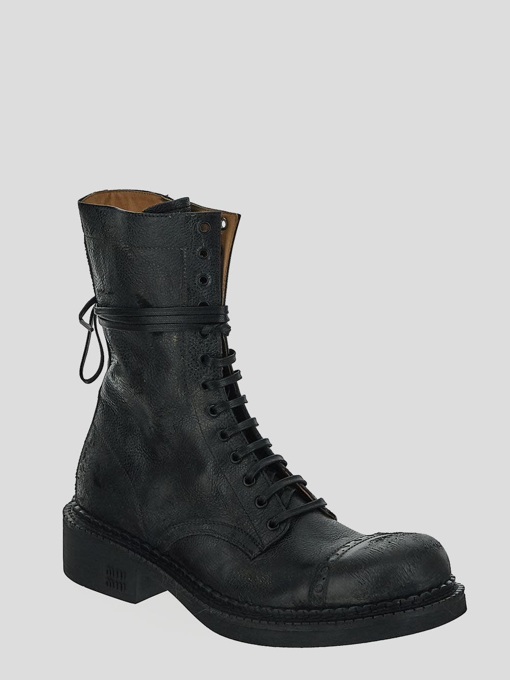 Oluxury Miu Miu Boots lace-up Promozione