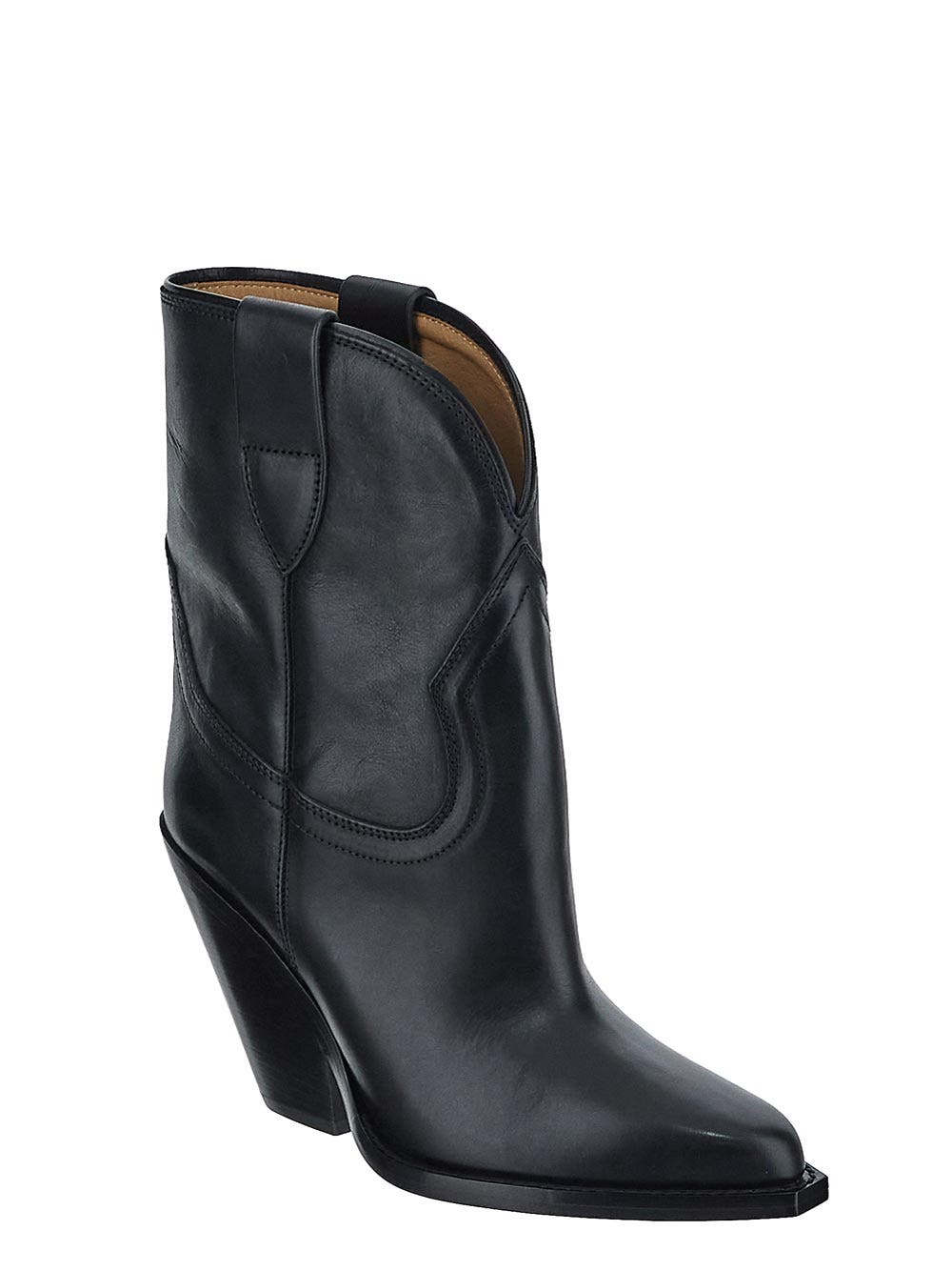 Oluxury Isabel Marant Leyane Texan Ankle Boots Consegna Veloce