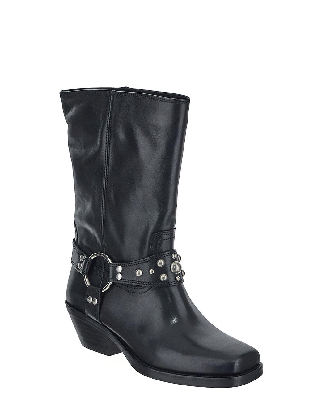 Oluxury Isabel Marant Biker Boots Antya Prezzo Ridotto