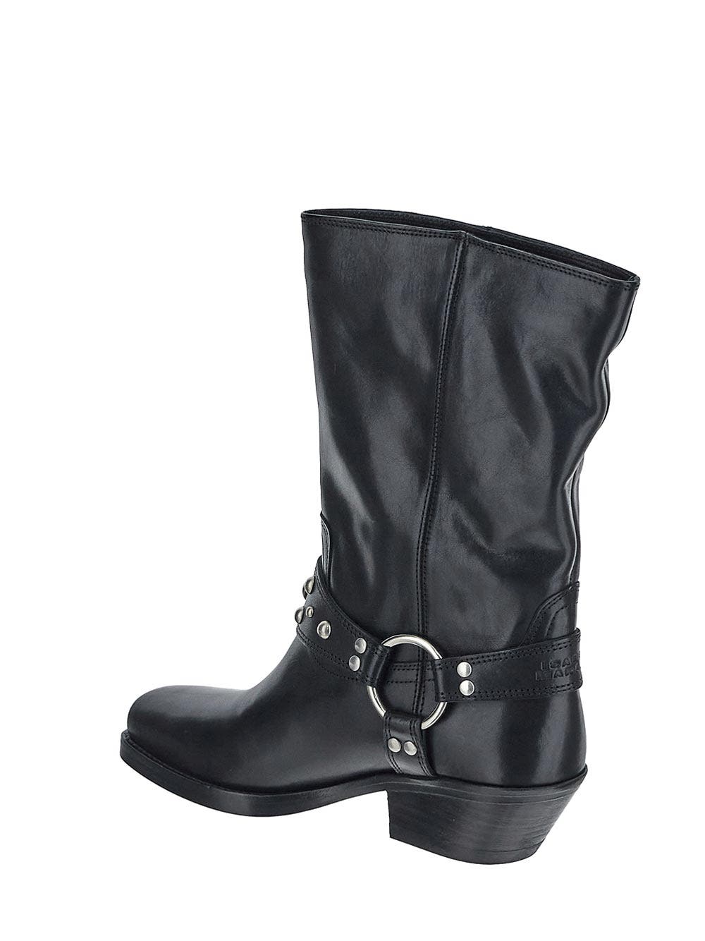 Oluxury Isabel Marant Biker Boots Antya Prezzo Ridotto