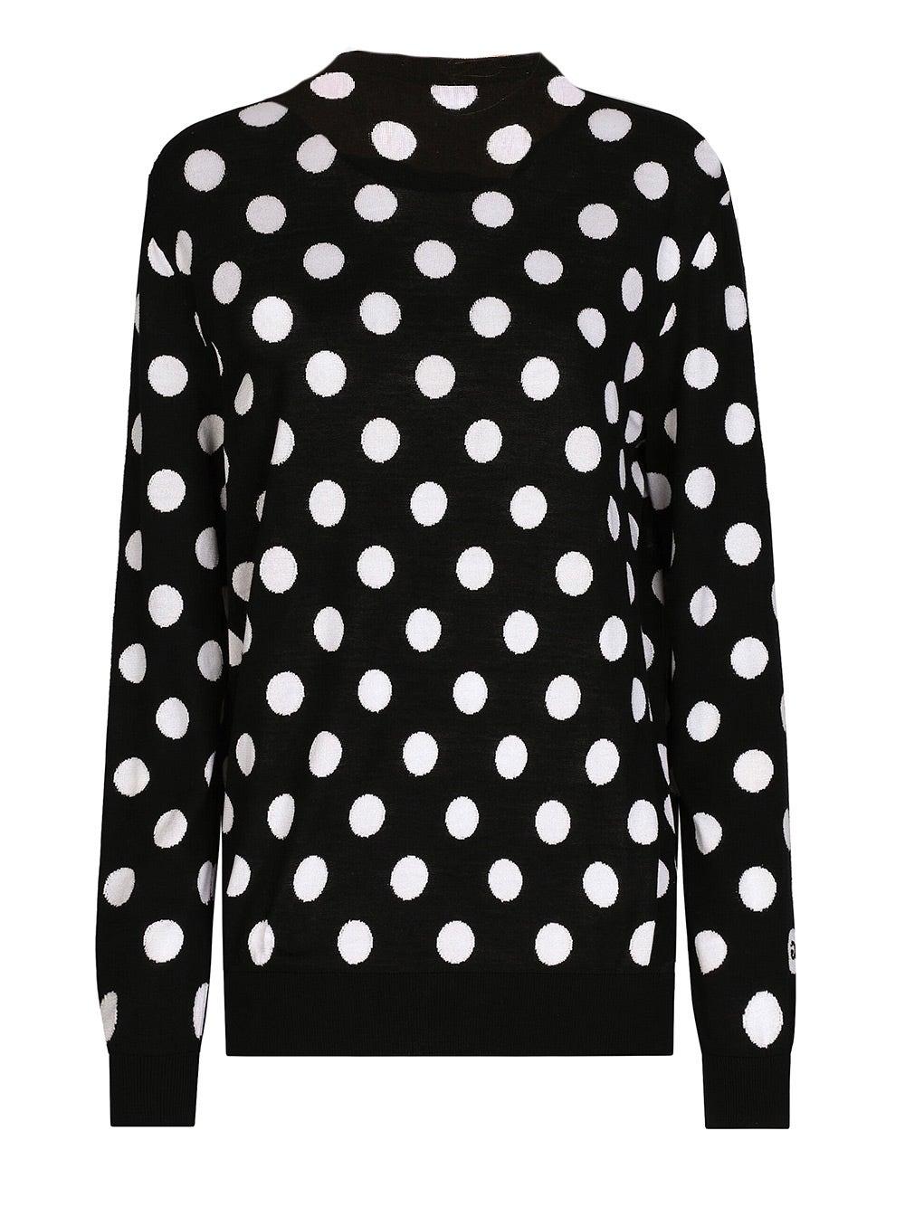 Oluxury Dolce & Gabbana Knitwear pois Pezzi Unici
