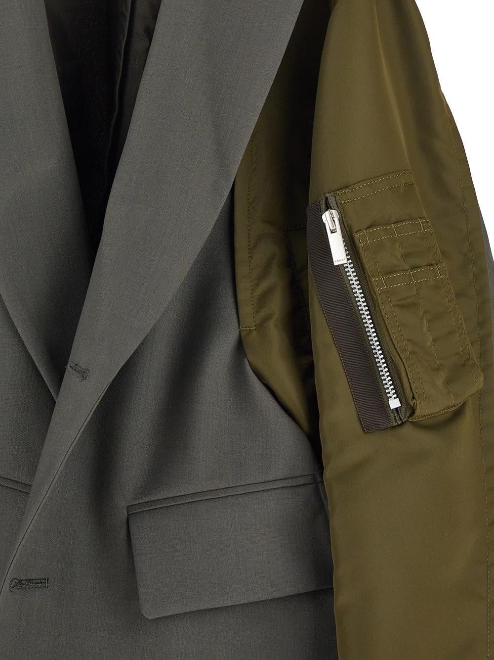 Oluxury Sacai Hybrid jacket Saldi