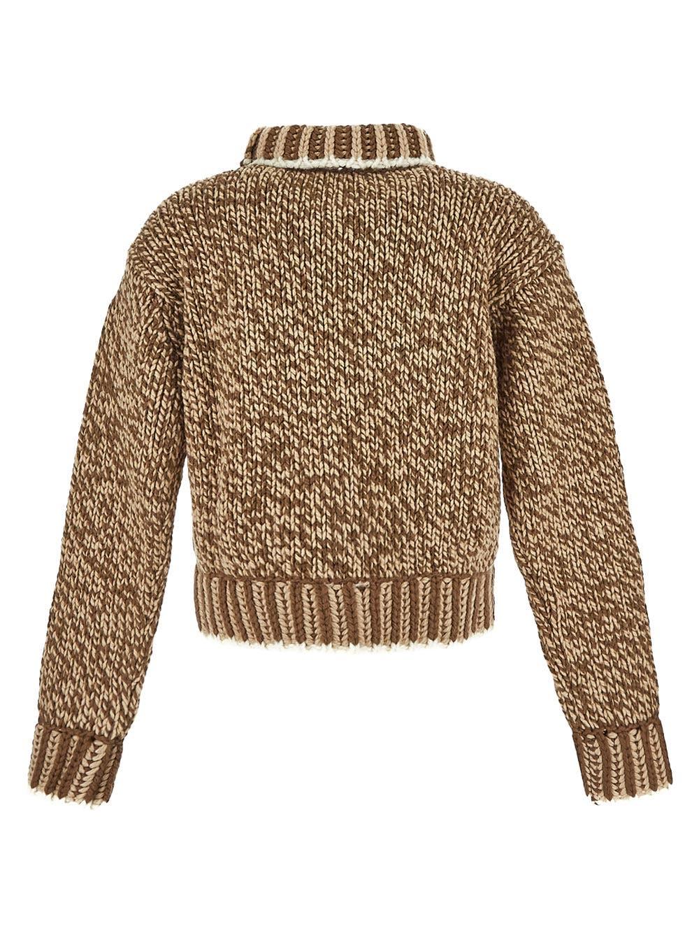 Oluxury Moncler Dolcevita Tricot Knit Pezzi Unici