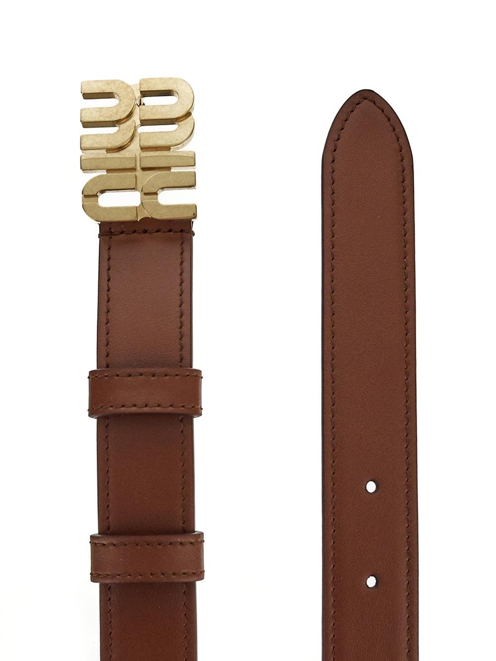 Oluxury Miu Miu Leather Belt Pezzi Unici