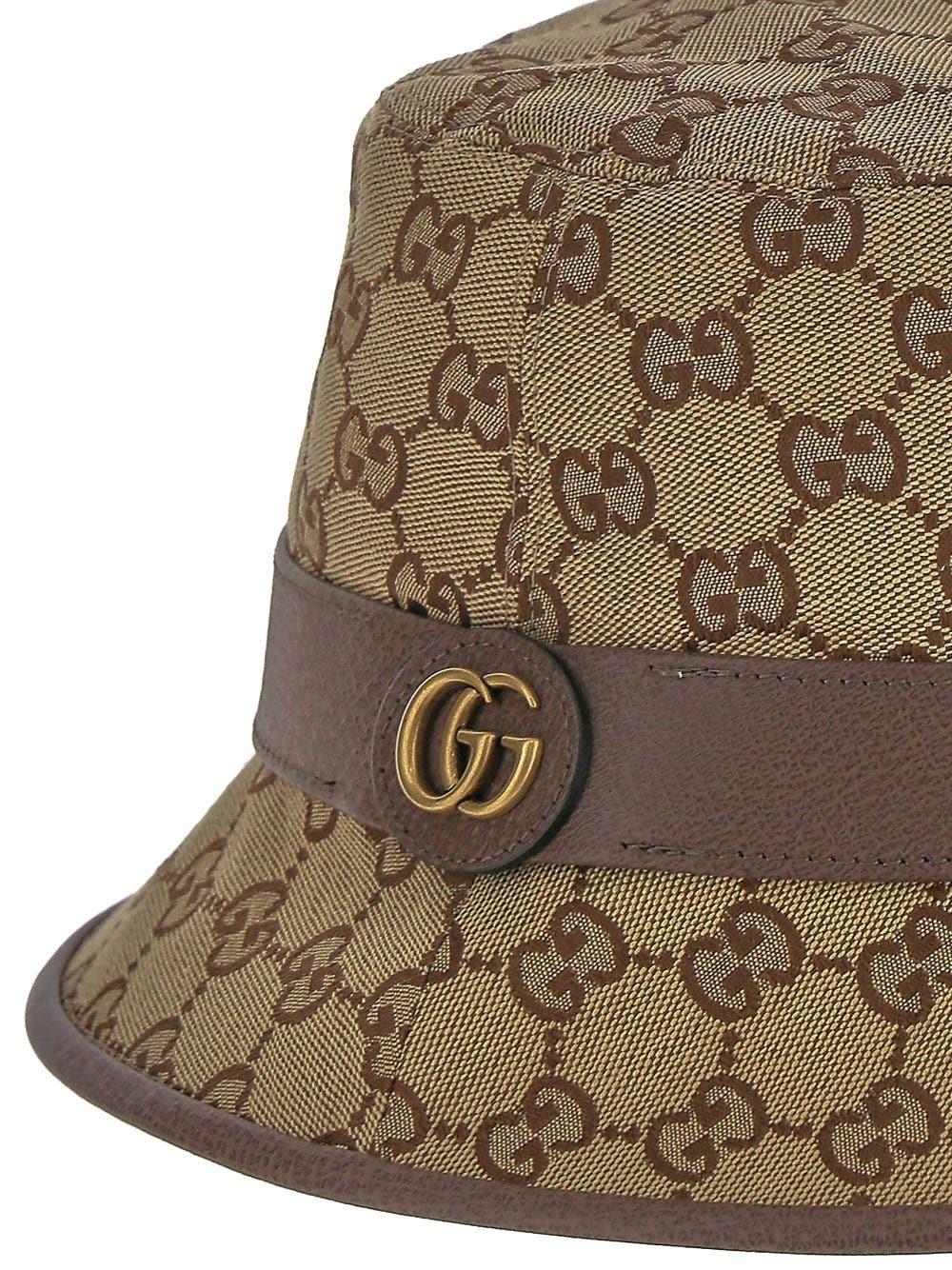 Oluxury Gucci Fedora Hat In GG fabric Hotsell