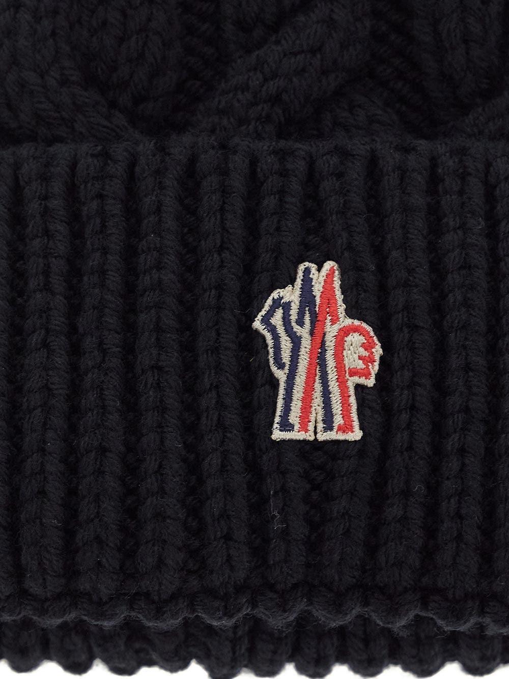 Oluxury Moncler Grenoble Logo beanie Spedizione Gratuita