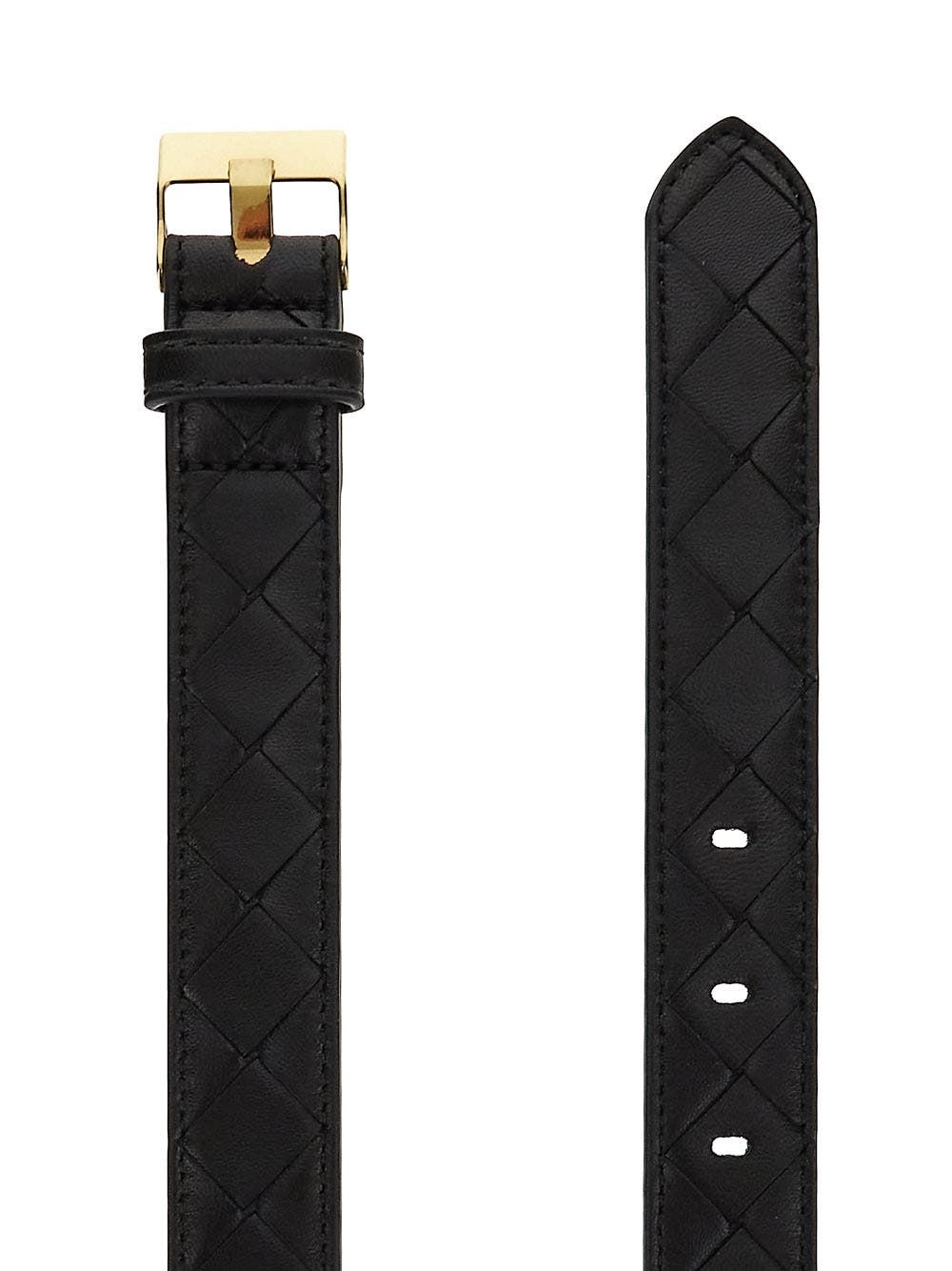 Oluxury Bottega Veneta Wantch Intrecciato Belt Pezzi Unici