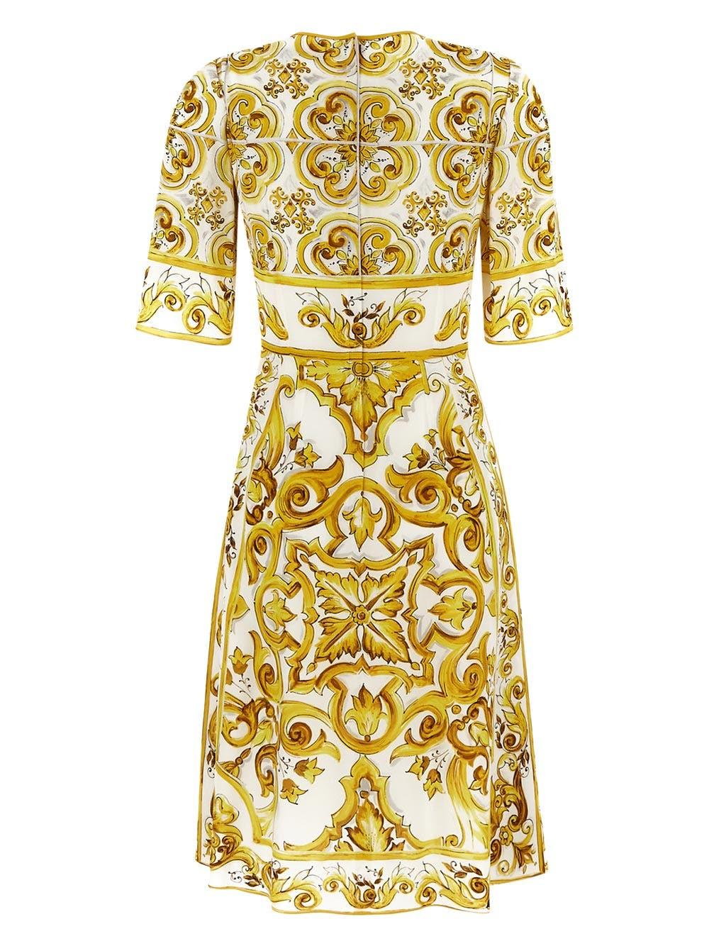 Oluxury Dolce & Gabbana Maiolica Dress Offerta speciale