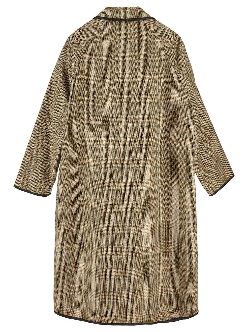 Oluxury Bottega Veneta Check Coat Offerta temporanea