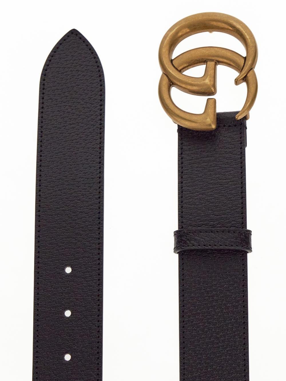 Oluxury Gucci Double G Buckle Belt Sostegno trimestrale