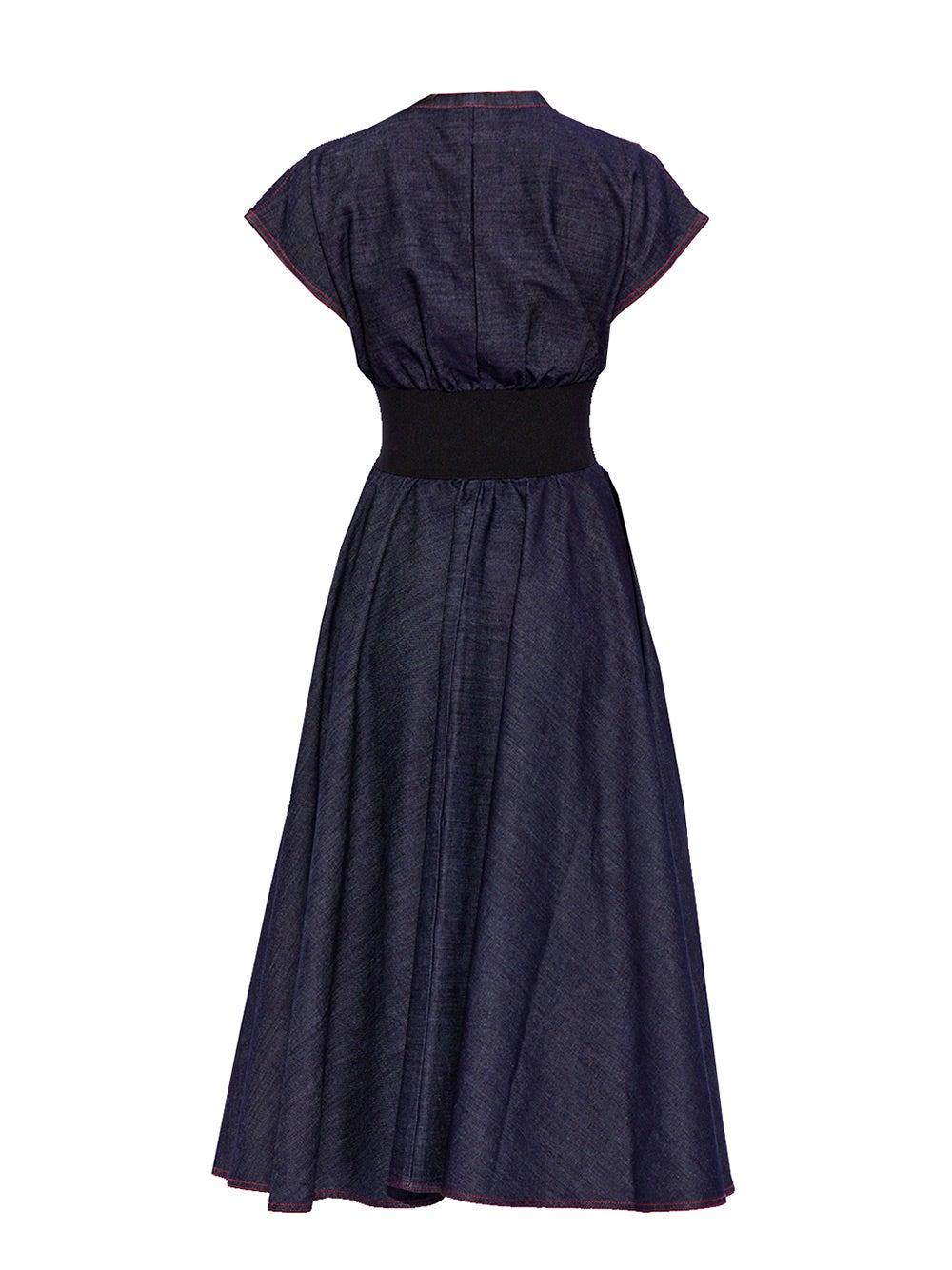 Oluxury Alaia Belted Dress Vendite Flash