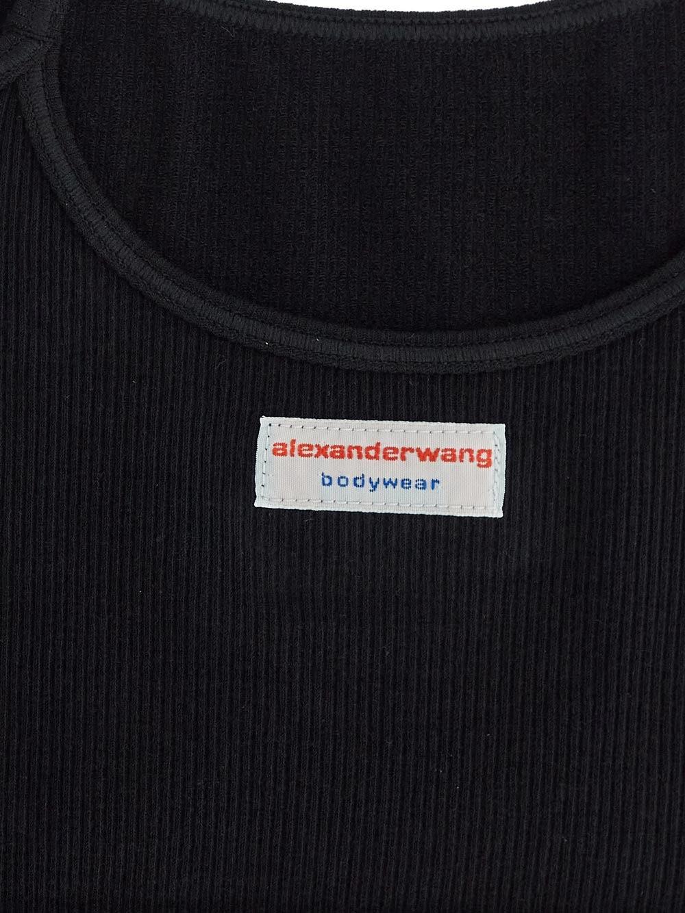 Oluxury Alexander Wang Ribbed Cami Bodysuit Moda