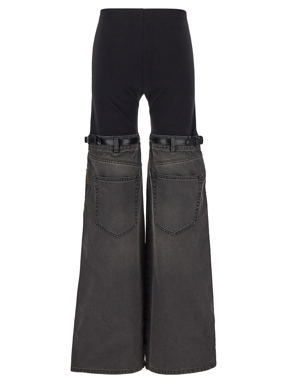 Oluxury Coperni Hybrid Denim Trousers Liquidazione