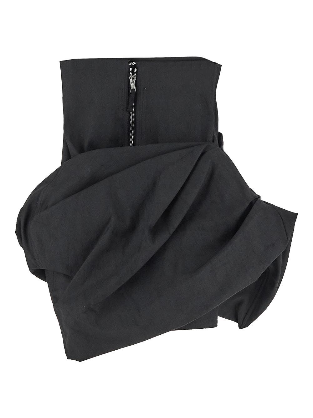 Oluxury Rick Owens Draped Mini-Skirt Fino al 65% di sconto