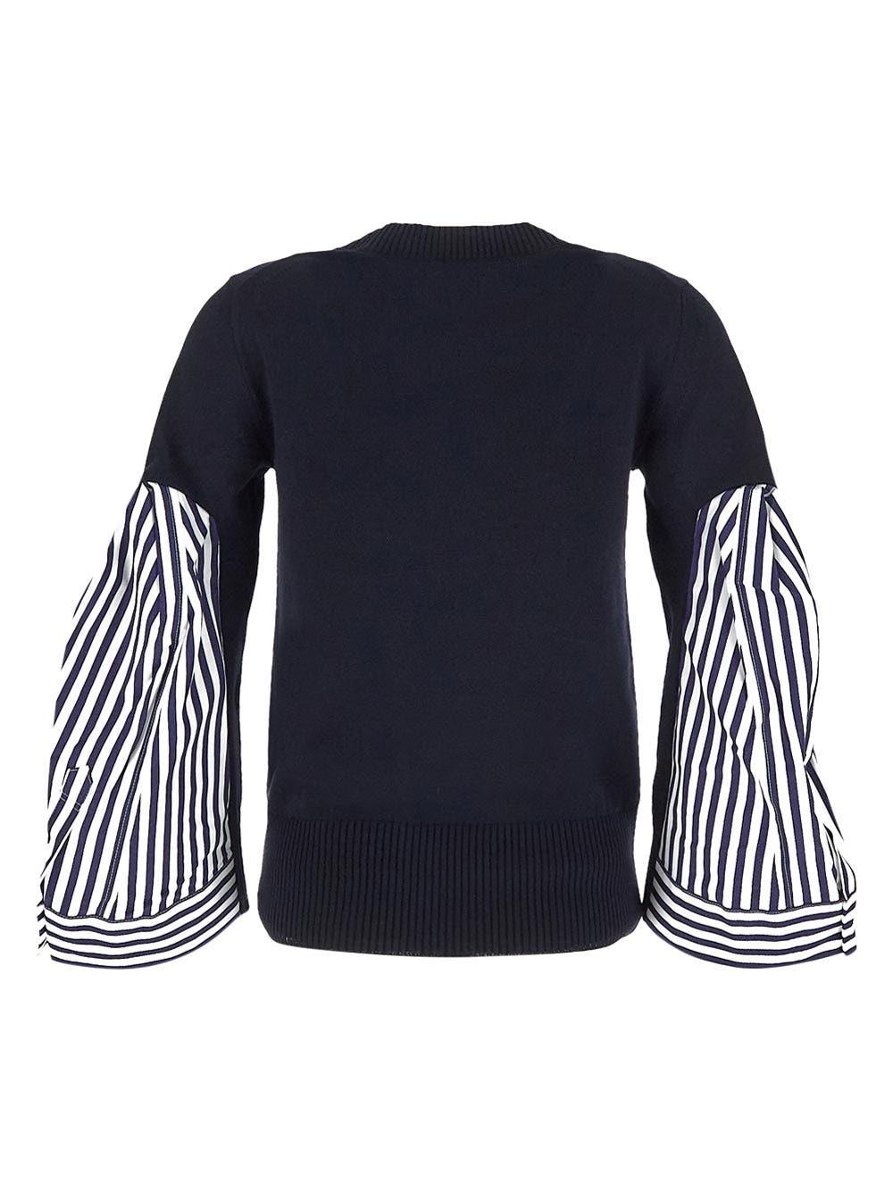 Oluxury Sacai Hybrid Sweater In vendita