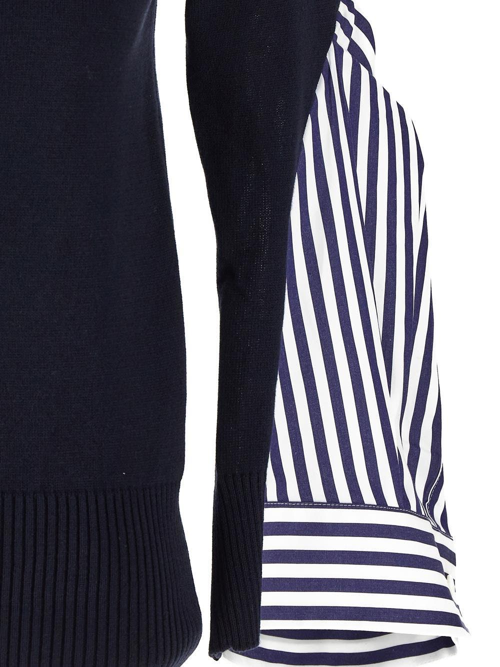 Oluxury Sacai Hybrid Sweater In vendita