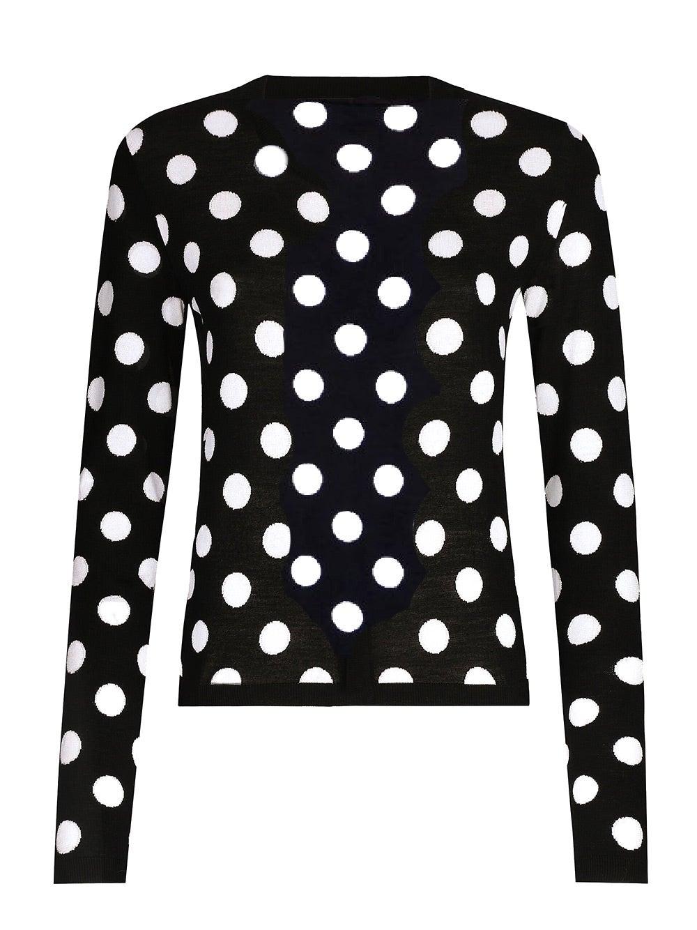 Oluxury Dolce & Gabbana Cardigan Polka-dot Offerta