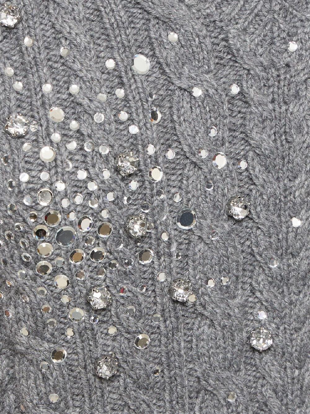 Oluxury Des Phemmes Cropped Knit Vest Economico