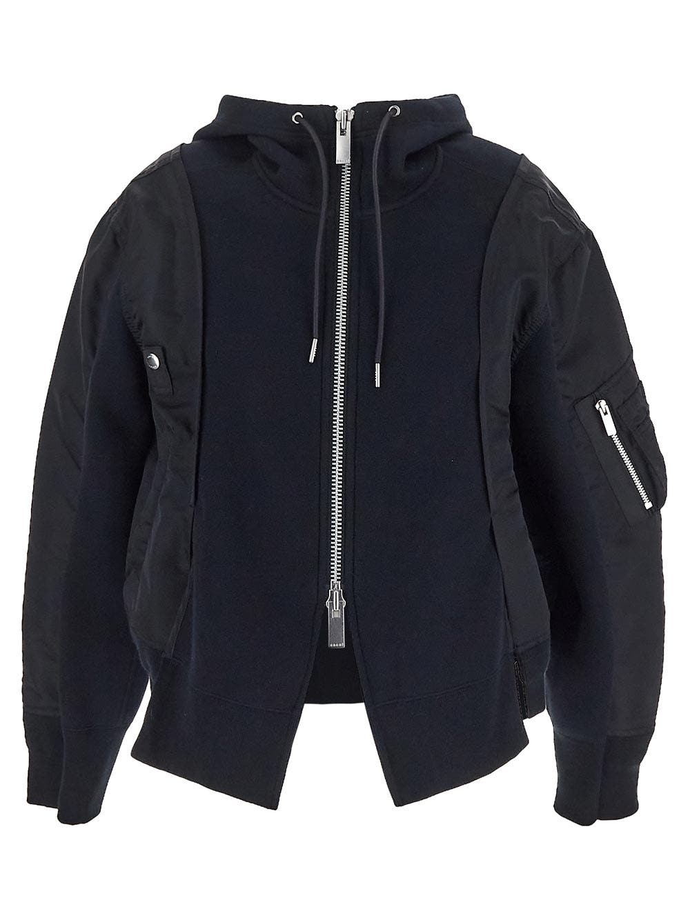 Oluxury Sacai Hybrid Jacket Vendite stagionali