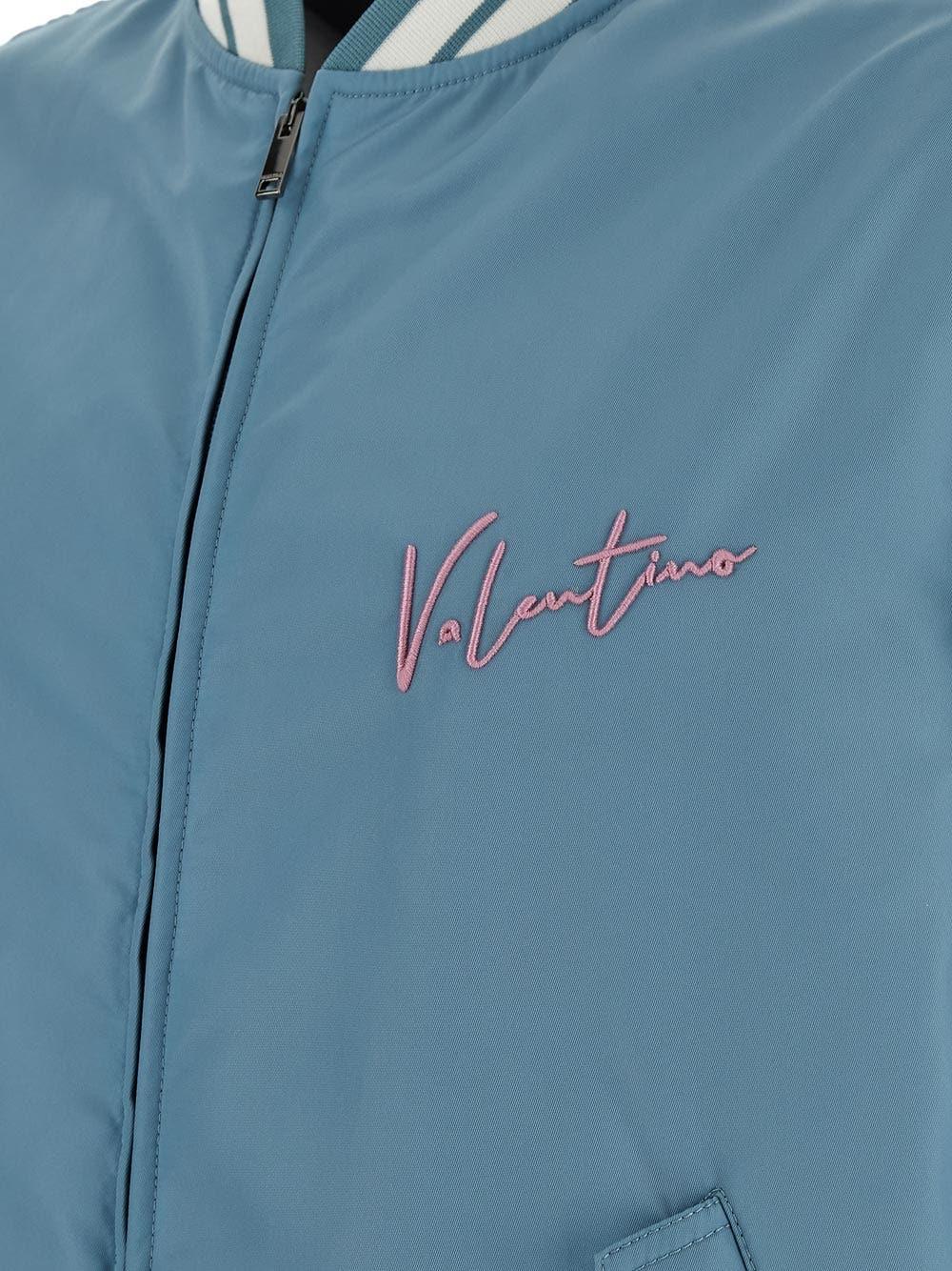 Oluxury Valentino Logo Bomber Promozione temporanea
