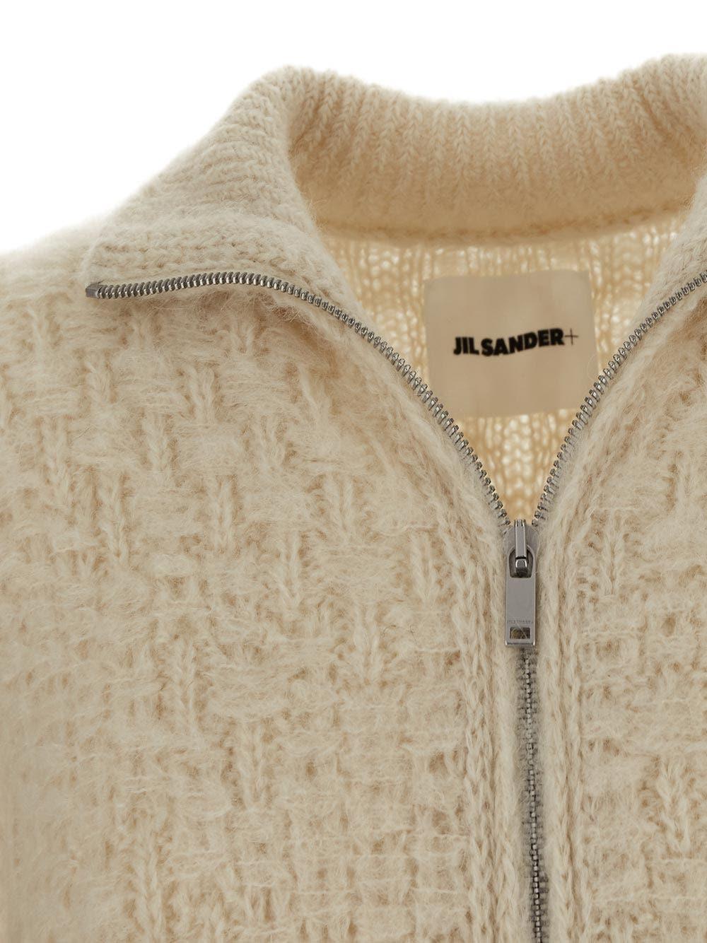 Oluxury Jil Sander Zip Knit Fino al 65% di sconto