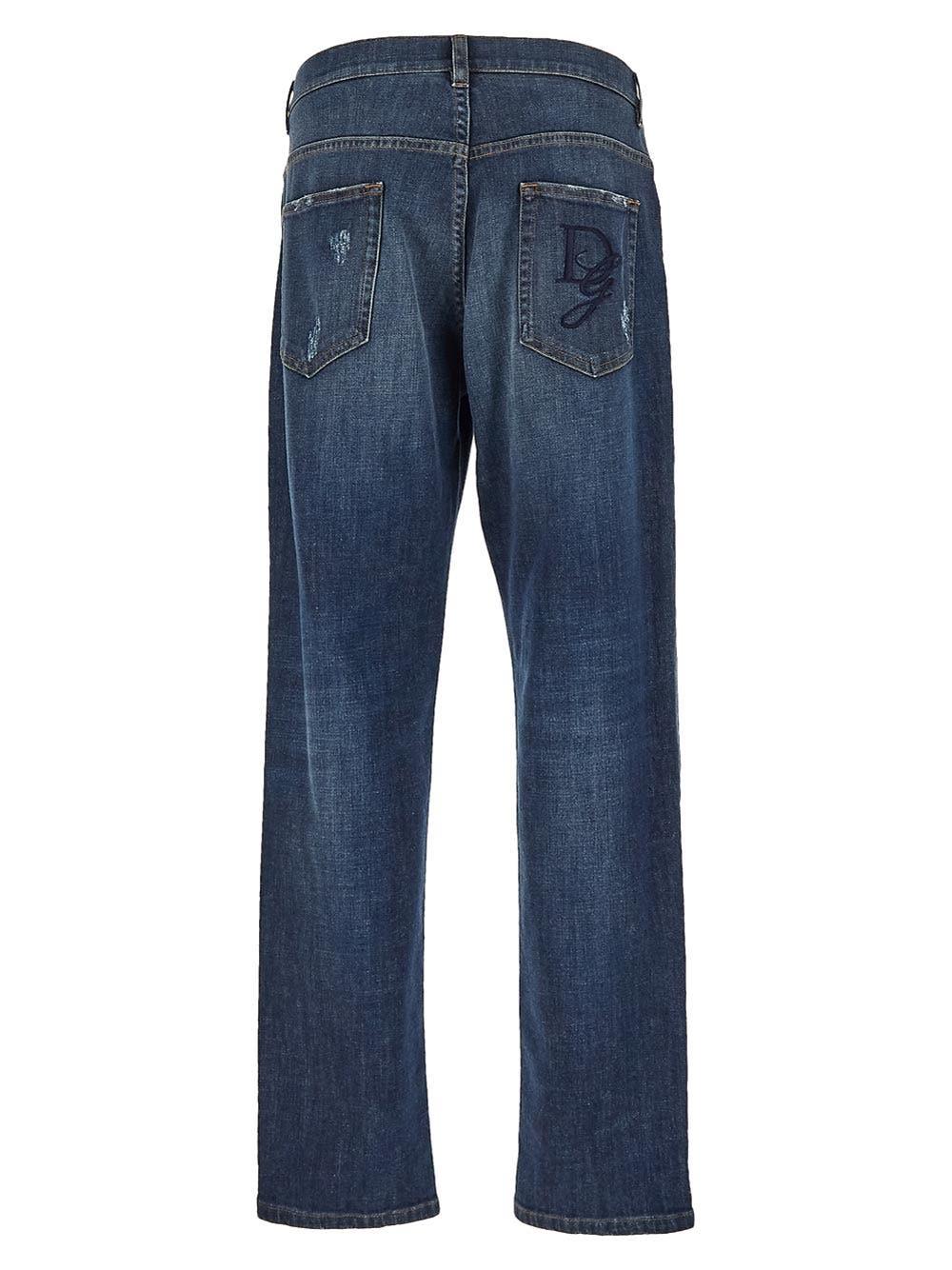 Oluxury Dolce & Gabbana Jeans loose Trasporto libero internazionale