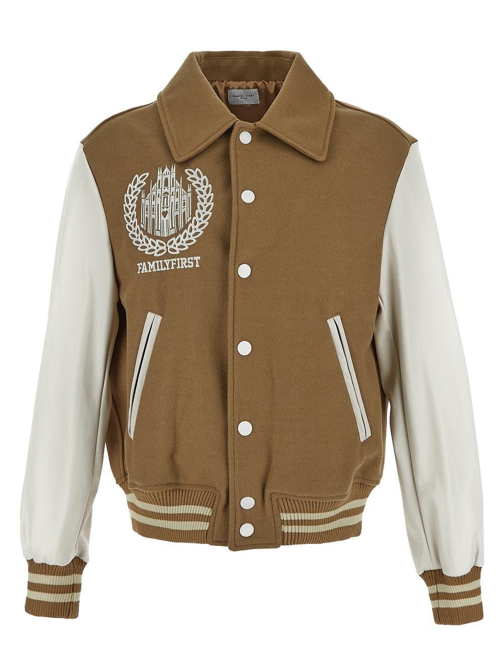 Oluxury Family First Varsity College Jacket Esporta salva