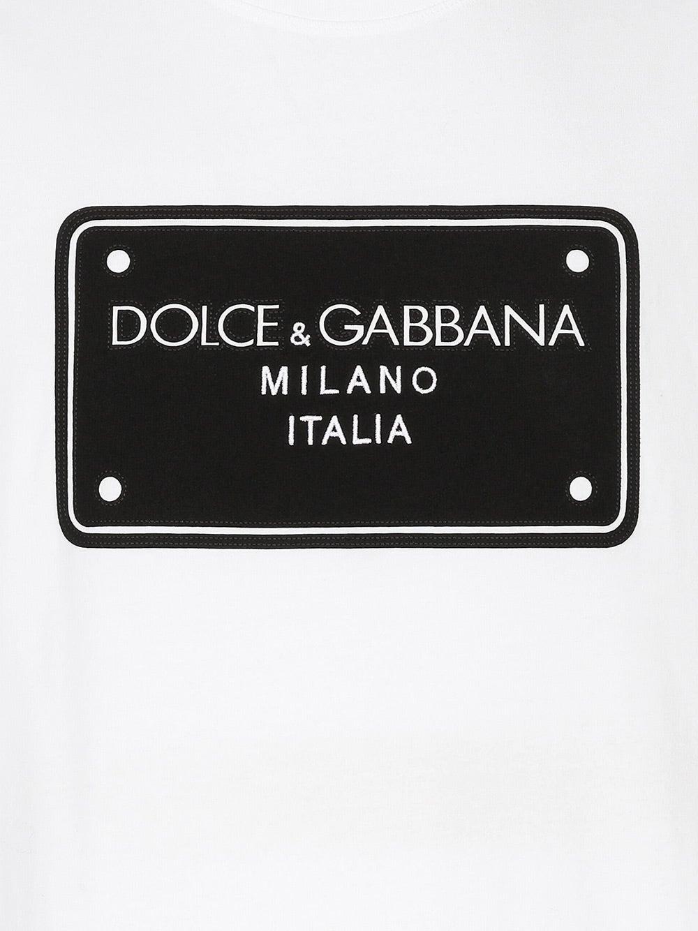 Oluxury Dolce & Gabbana Logo T-shirt Italy
