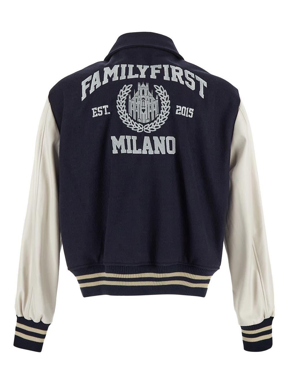 Oluxury Family First Varsity College Jacket Negozi Online