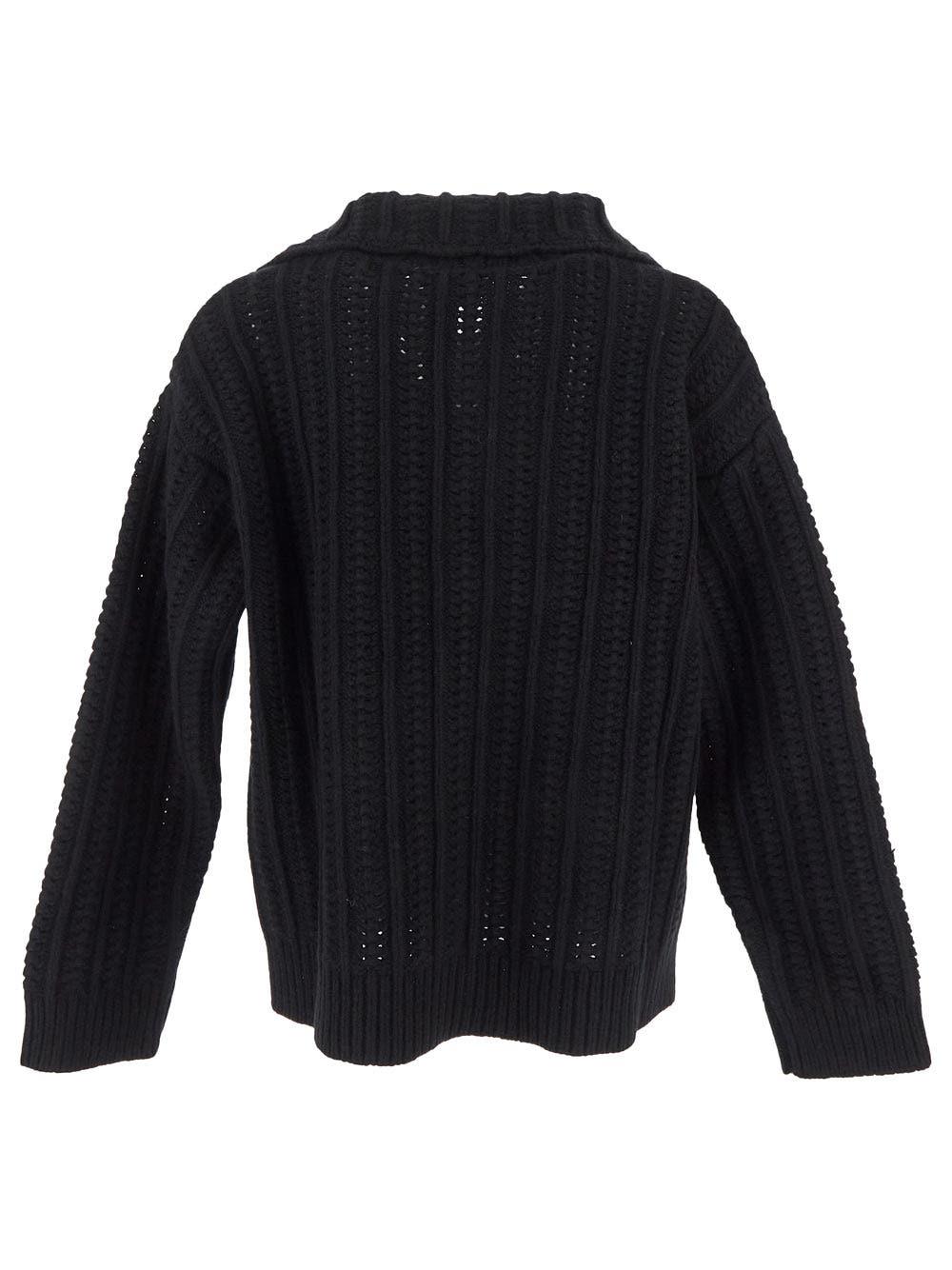 Oluxury Laneus Knitted Cardigan Sottocosto