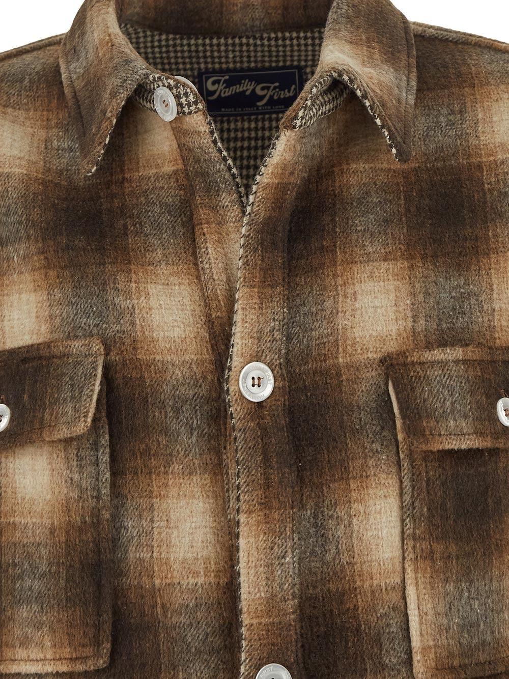 Oluxury Family First Overshirt Doubleface jacket Offerte