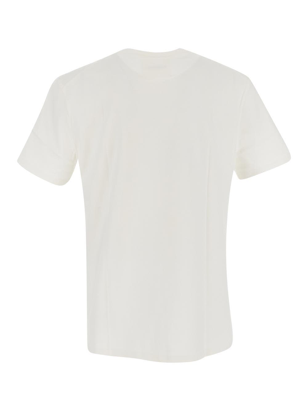 Oluxury Jil Sander Logo Print T-Shirt Offerta esclusiva