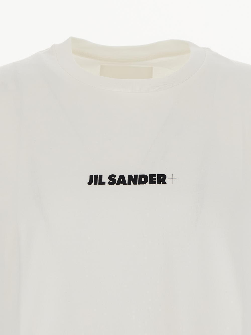 Oluxury Jil Sander Logo Print T-Shirt Offerta esclusiva