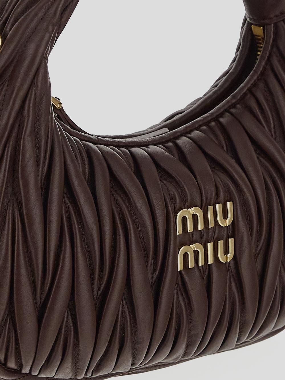 Oluxury Miu Miu Wander Hobo Bag Enormi sconti
