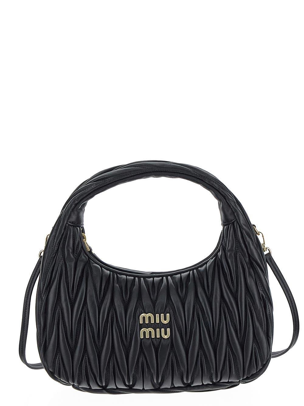 Oluxury Miu Miu Miu Wander Hobo Bag 50% di sconto per tempo limitato