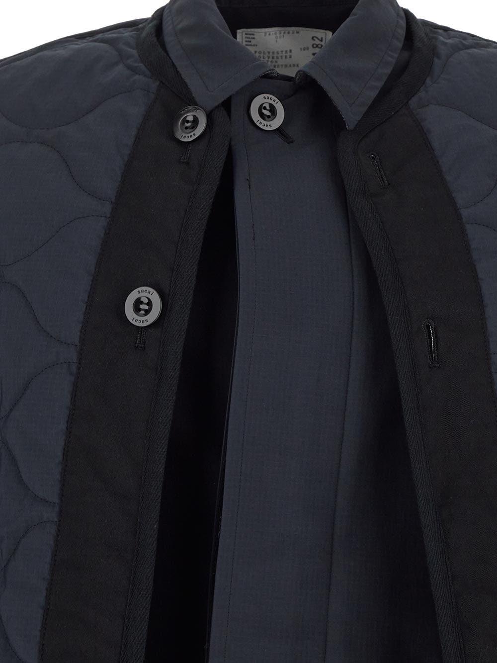 Oluxury Sacai Trench Coat Consegna Veloce