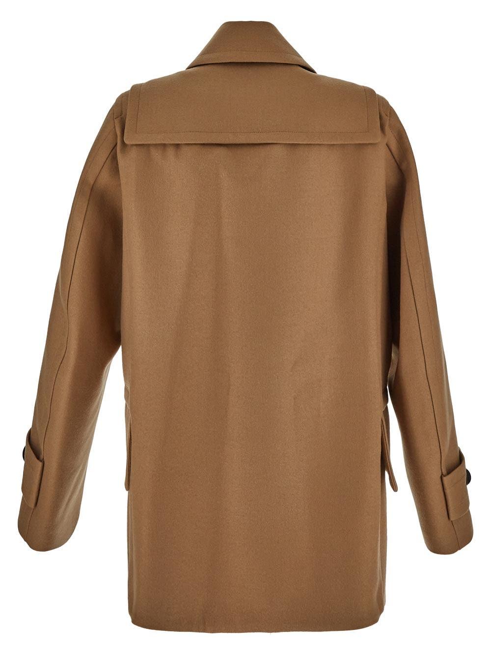 Oluxury Sacai Wool Coat Promozione Limitata