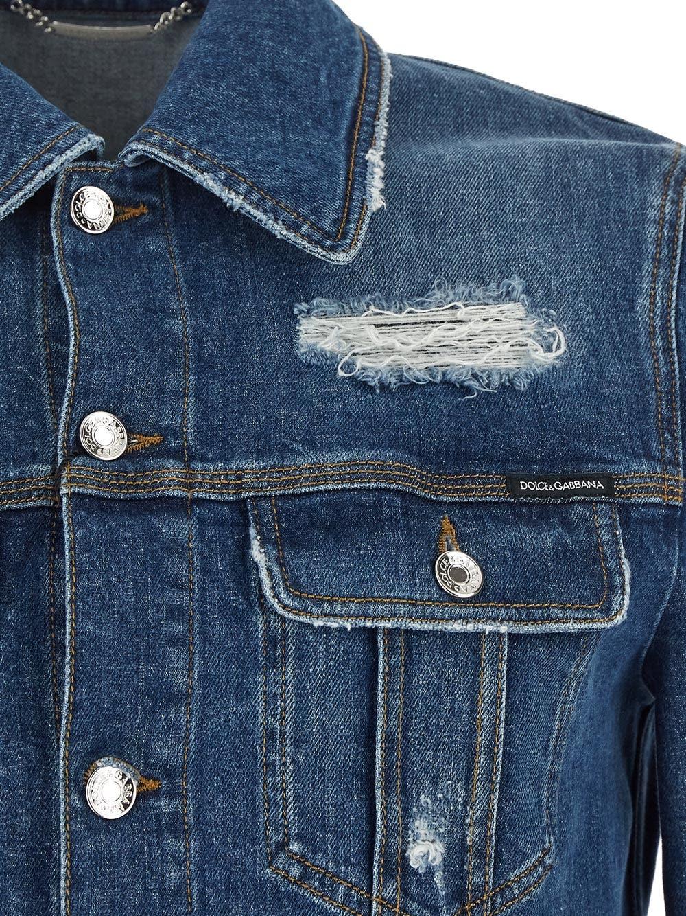 Oluxury Dolce & Gabbana Denim Jacket Saldi