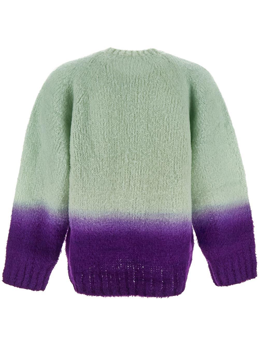 Oluxury Sacai Faded knit Vendita Economica